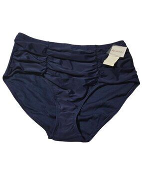Raisins Curve Navy High Waist Swim Bottom Plus Size 18W Tummy Thinner Costa